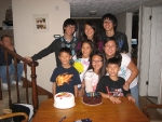 Birthday Dinner with Gees, Nov. 2009